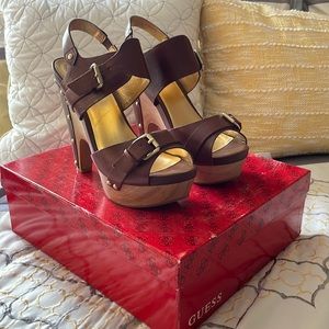 Guess Leather Wedges